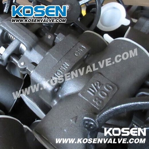 Bolted Bonnet Threaded End Forged Steel Globe Valves - China Valve ...