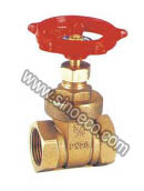 Brass Equal Thread Non Rising Stem Gate Valve