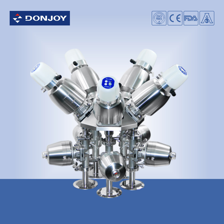 Automatic Multiway Diaphragm Valve for Control of Ultra Aseptic Fluid