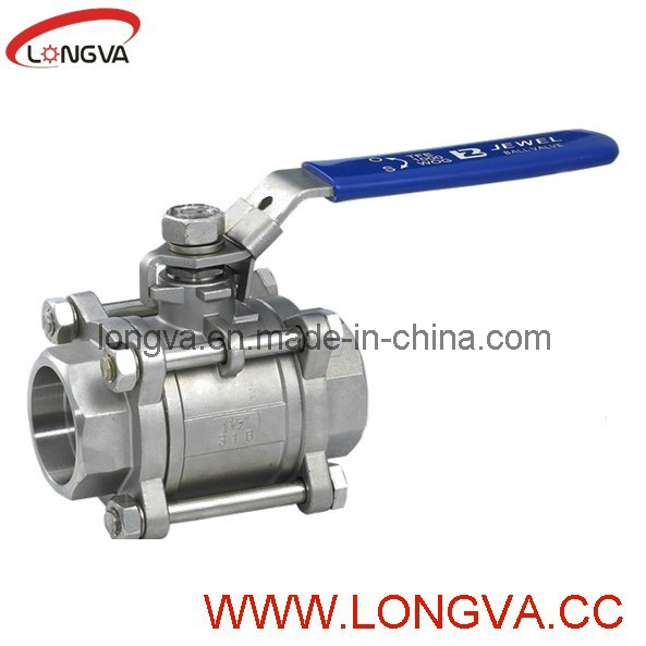 Stainless Steel 3PCS Welding Ball Valve