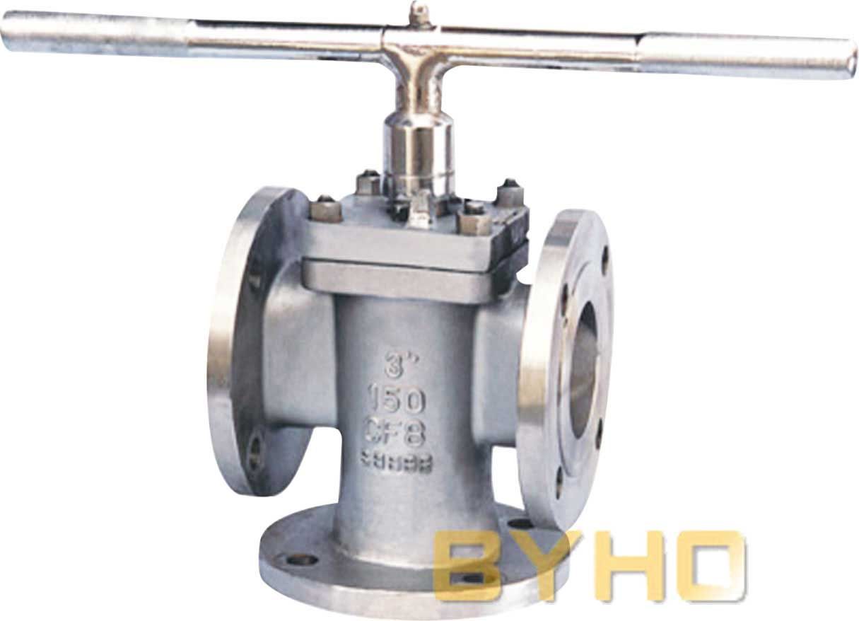 3 Way Lubricated Plug Valve