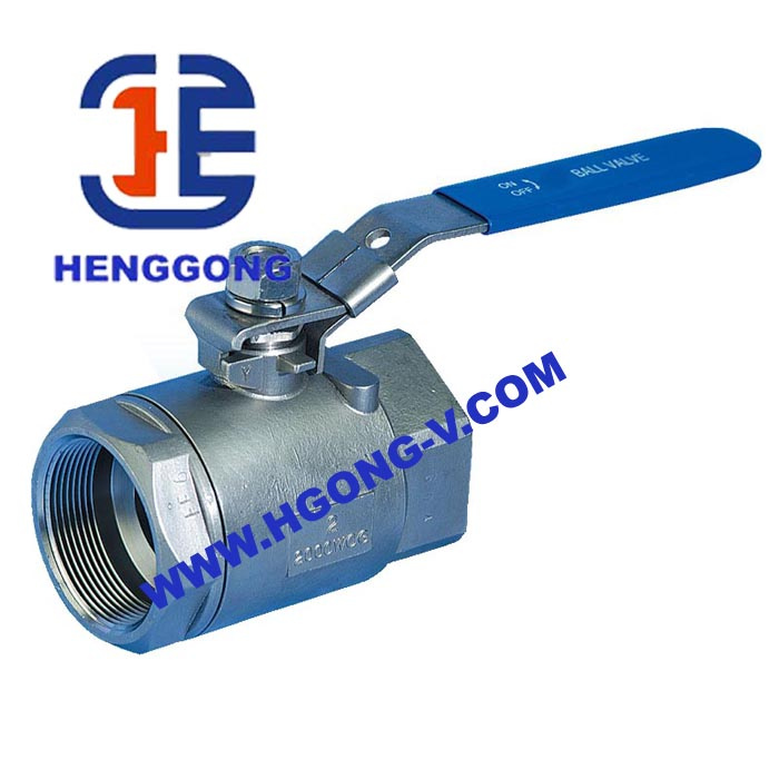 Ss304/Ss316 2PC Thread Ends Ball Valve