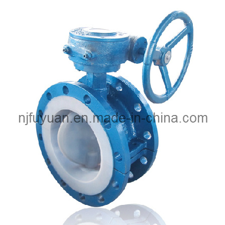 PTFE Lined Butterfly Valve D341