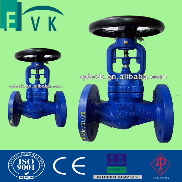 DIN Srandard Cast Rion Flange Globe Valve