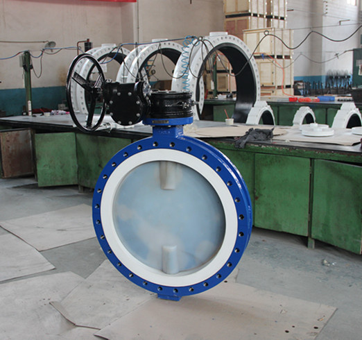 PFA Coated U Type Butterfly Valve