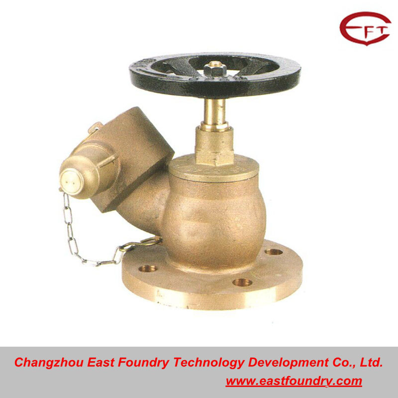 Brass Sand Casting Oblique Type Landing Valve