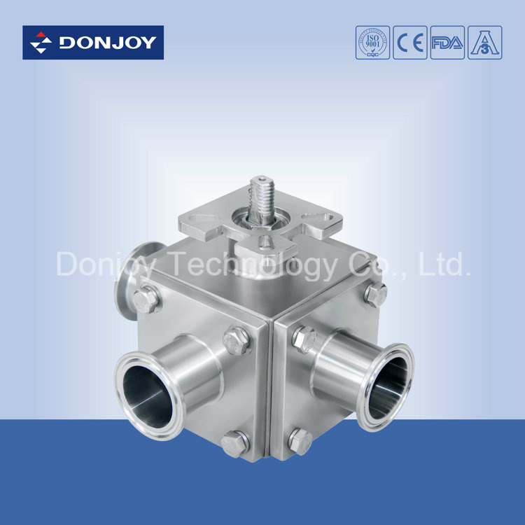 Manual Handle Ball Valve in Stainless Steel for Wine Industry