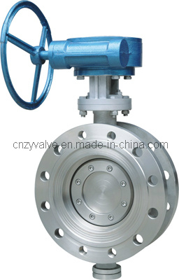 Two-Way Sealing Flanged Butterfly Valve with Double Eccentric