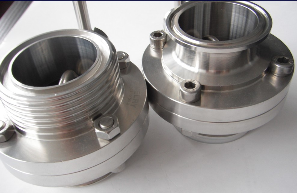 Manual/ Pneumatic Sanitary Clamped Butterfly Valve