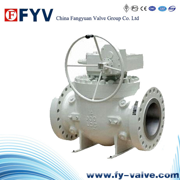 API 6D Top Entry Trunnion Ball Valve with Handwheel