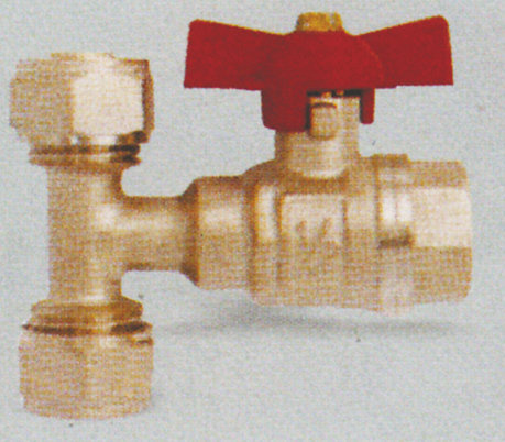Brass Ball Valve with Tee