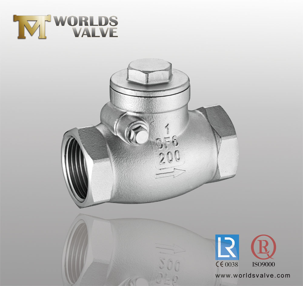 CF8m Threaded End Check Valve