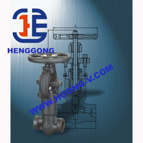 2500lb A105 Pressure Seal Forged Globe Valve