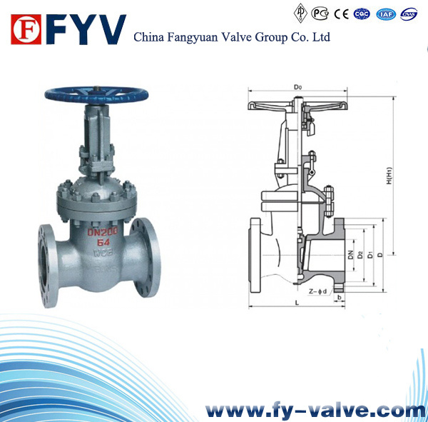 Cast Steel Flexible Wedge Gate Valve