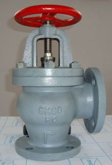 Marine Cast Iron/Steel Screw Down Check Angle Valve (JISF7354/ 7376/ 7378/ 7312C/ 7472)