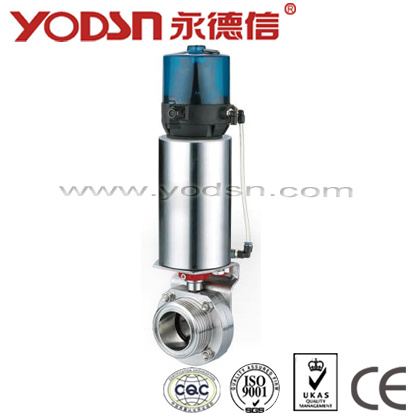 Sanitary Intelligent Pneumatic Butterfly Valve