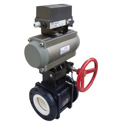 Pneumatic Actuator Ball Valve (Truninon)