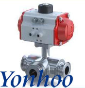 Pneumatic Three-Way Ball Valve (20221)