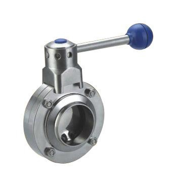 304/316L Sanitary Stainless Steel Welded Butterfly Valve