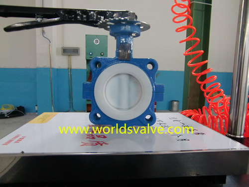 PFA Lining Wafer Butterfly Valve