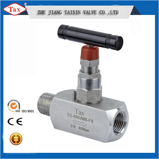 6000psi Mf NPT Thread Needle Valve Stainless Steel