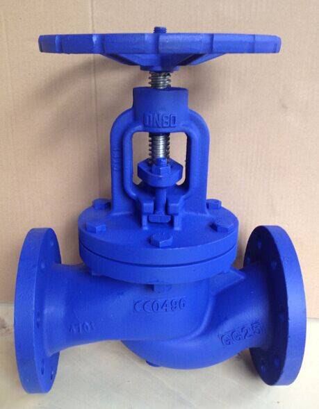 DIN Standard Cast Iron Globe Valve PN16 GG25