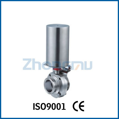 Pneumatic Butterfly Valve with No Sensor