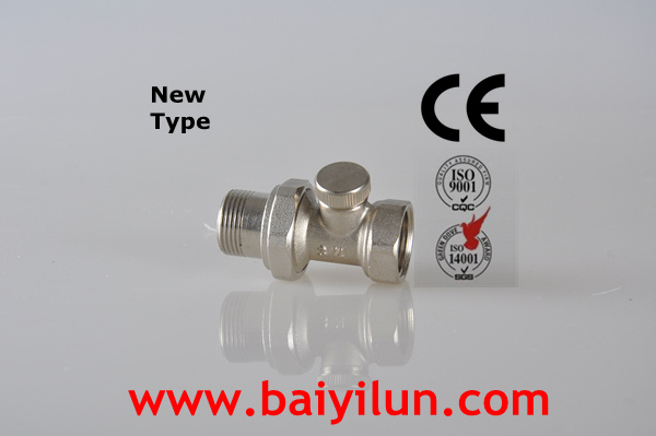 Thermostatic Radiator Valve Return Valve Nickled