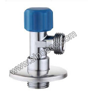 Chrome Polish Brass Angle Valve with Plastic Handle