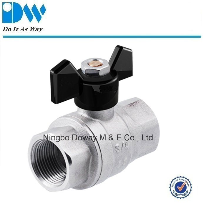 Brass Gas Ball Valve with Butterfly Handle