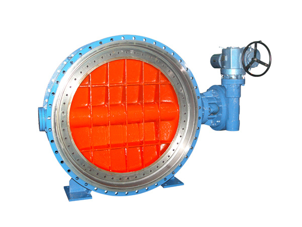 Hard Seal Worm Gear Double Flange Butterfly Valve