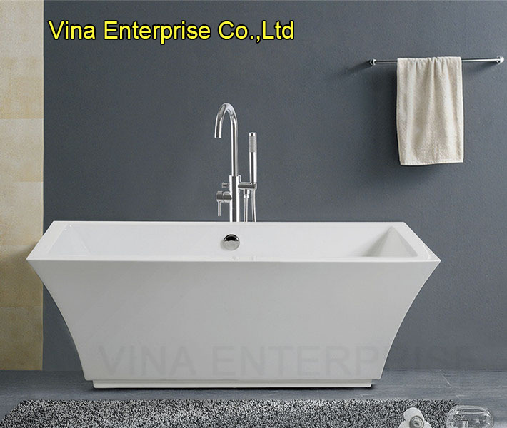 Hot Sale Freestanding Seamless Acrylic Bathtub