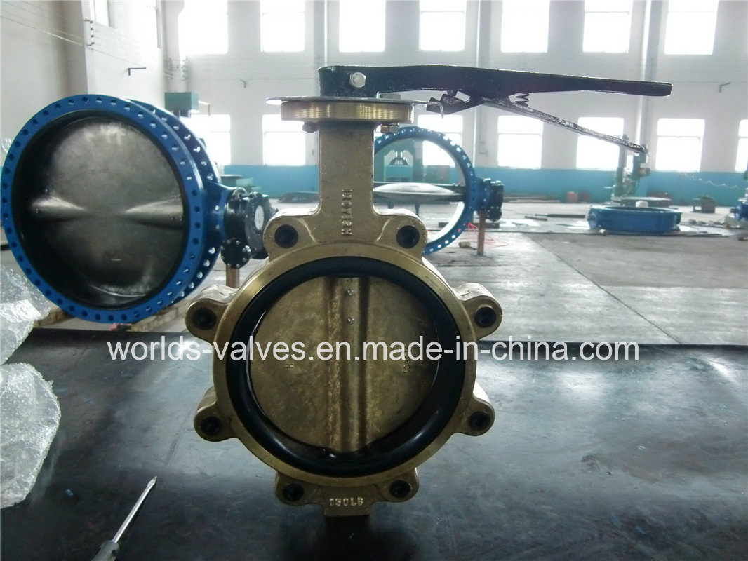 Aluminium Bronze Lug Type Butterfly Valve