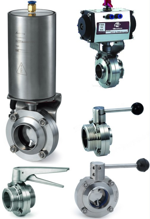 Stainless Steel Sanitary Butterfly Valve
