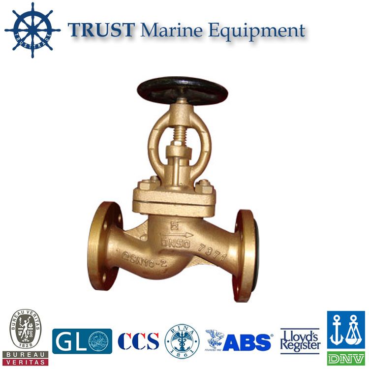 Marine Bronze Flanged Stop Globe Valves