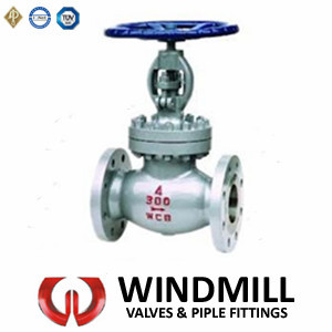 API Cast Steel Flanged End Globe Valve Bolted Bonnet Wcb