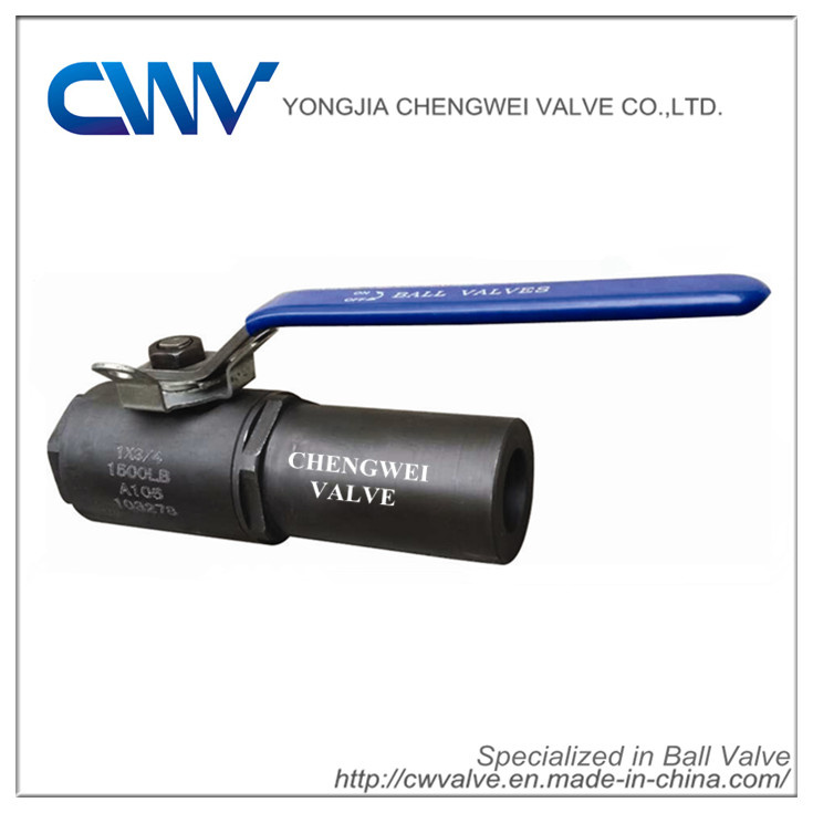 2PCS Sw/NPT Reduce Bore Forged Steel Ball Valve