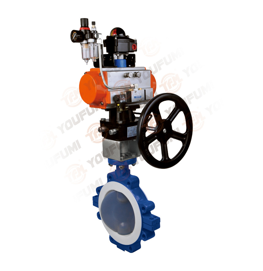 PTFE Lined Butterfly Valve (Lug type) DIN