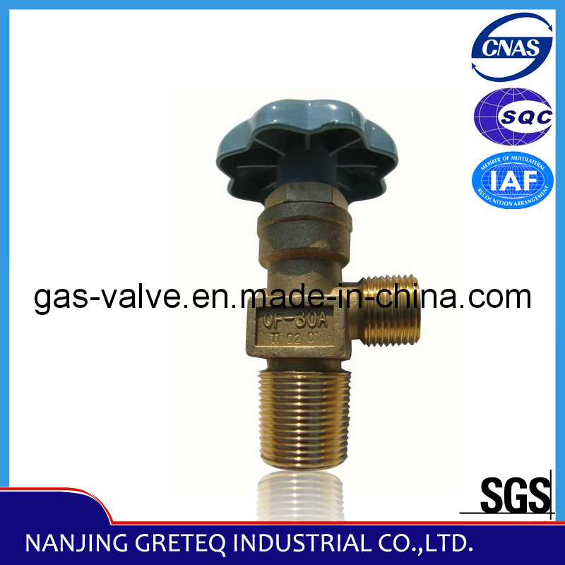 China Original 15Mpa QF-30A Brass Hydrogen Cylinder Valve