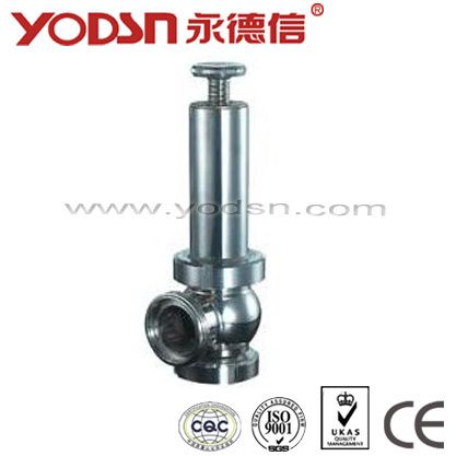 Sanitary Stainless Steel Safety Valve (relief valve, valve)