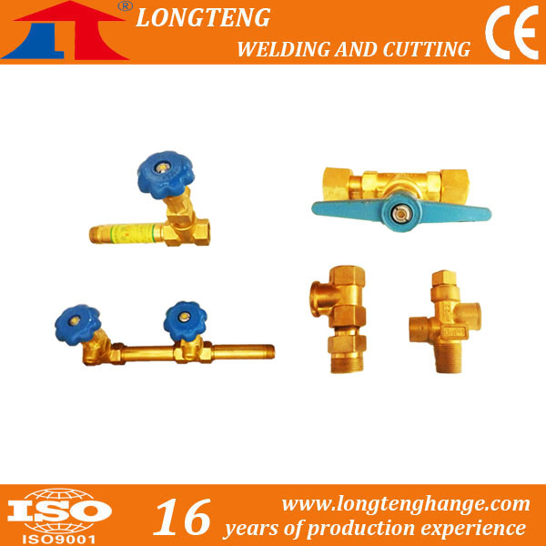 Copper Gas Distributor Pipeline Valve for CNC Cutting Machine