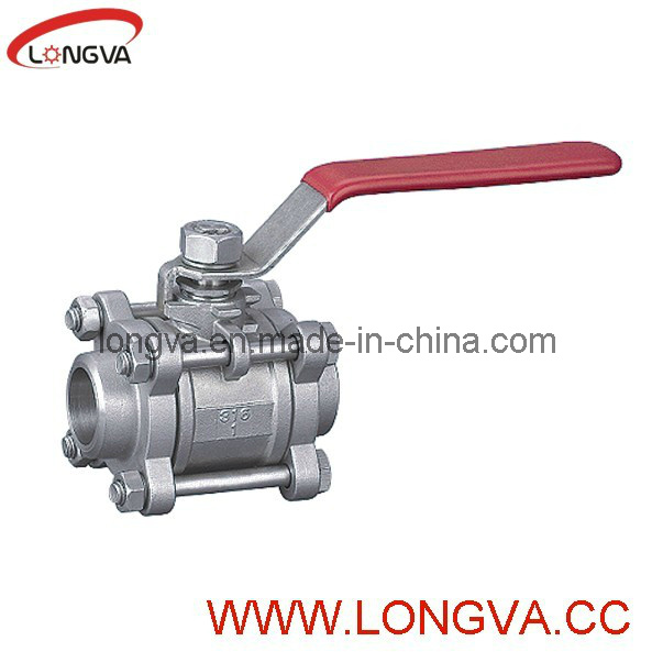Stainless Steel Welded 3-PCS Ball Valve