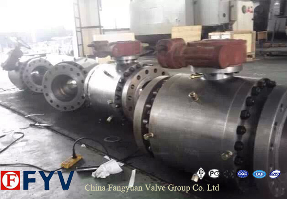 ANSI Full Bored Cast Steel Trunnion Mounted Ball Valve