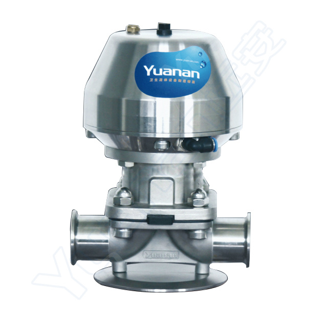 Sanitary Intelligent Pneumatic Diaphragm Valve (steel cylinder)