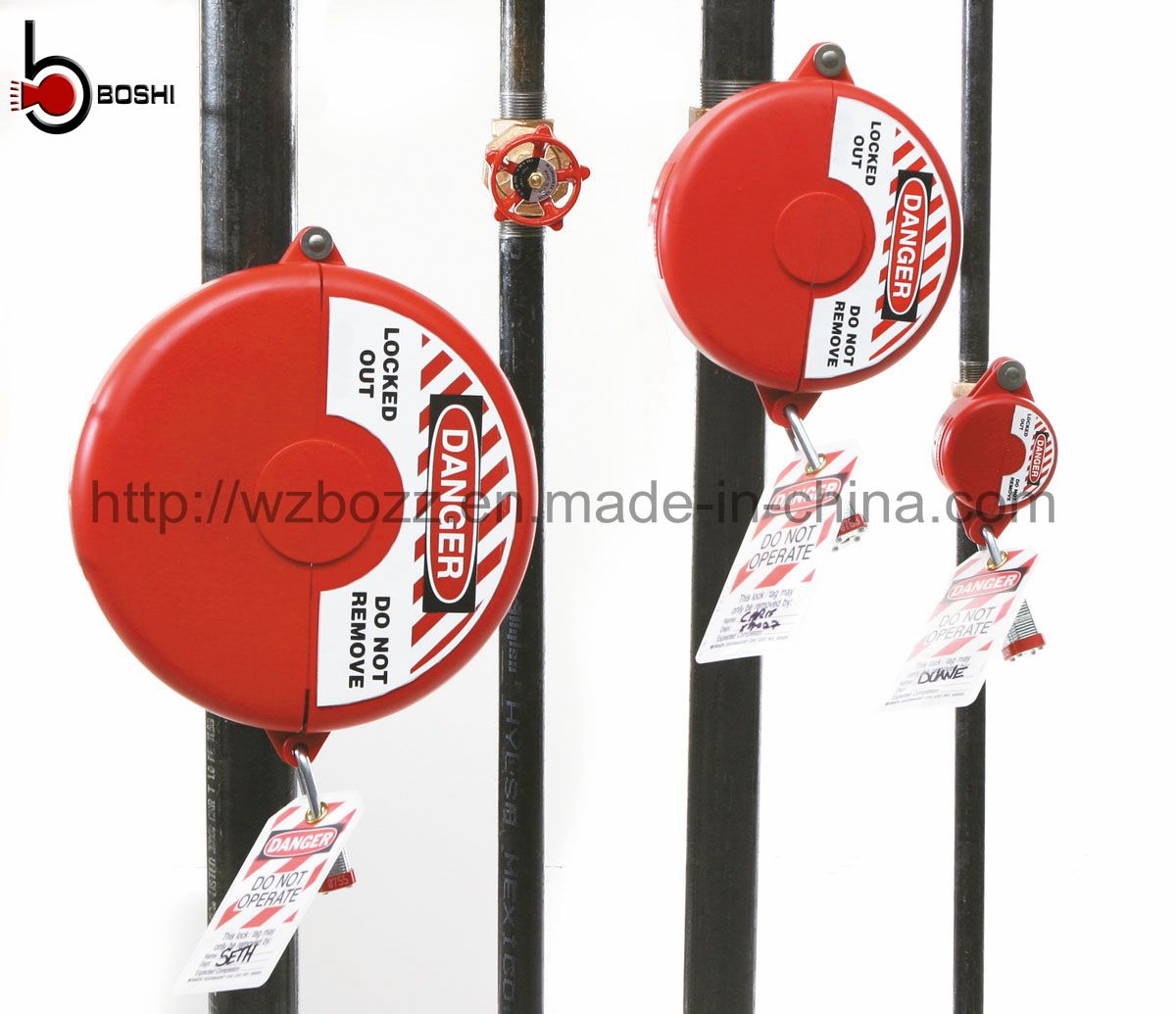 Standard Gate Valve Lockout Butterfly Valve Lockout (OSHA-V11)
