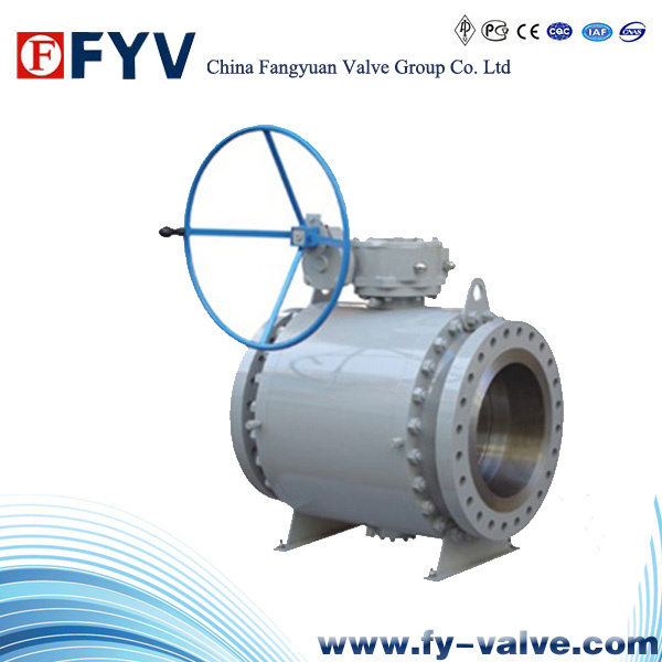 A105 Forged Steel Flanged Trunnion Ball Valve
