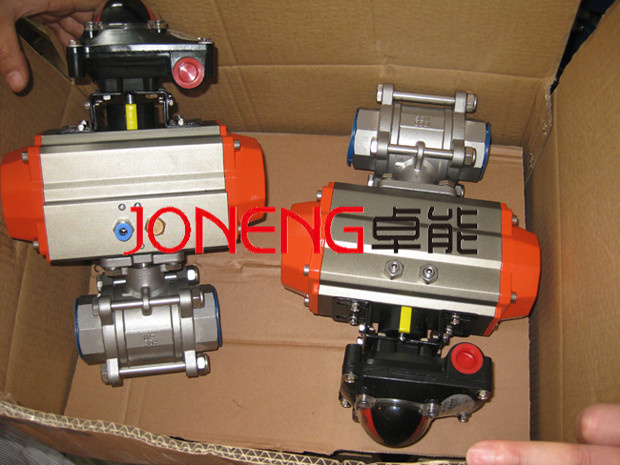 Stainless Steel Pneumatic 3 Piece Ball Valve (JN-BLV1001)