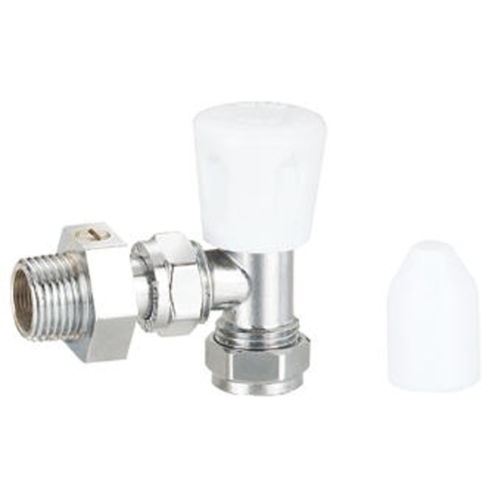 Brass Angle Radiator Valve with Nickle Plated