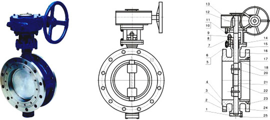 Eccentric Butterfly Valve (D343H)
