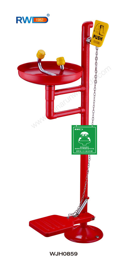 Guardian Equipment, Foot-Treadle Emergency Eye Wash Station (WJH0859)